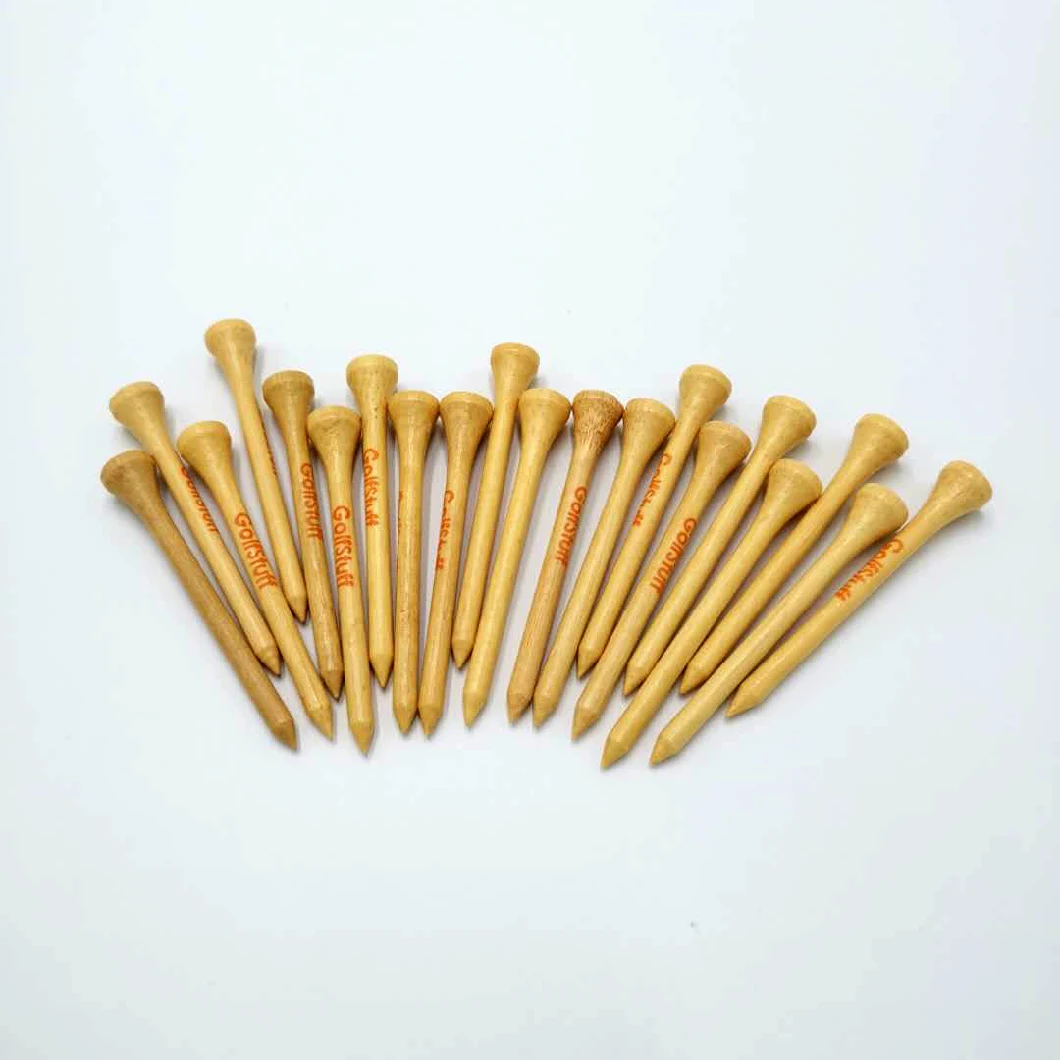 Natural Bamboo Golf Tees 2-3/4′′ Length