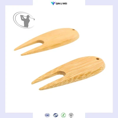 Bamboo Divot Tool 70*27mm acessórios de golfe