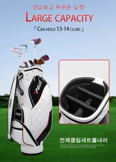 Bolsa de golfe preta personalizada personalizada à prova d'água Bolsa de golfe preta