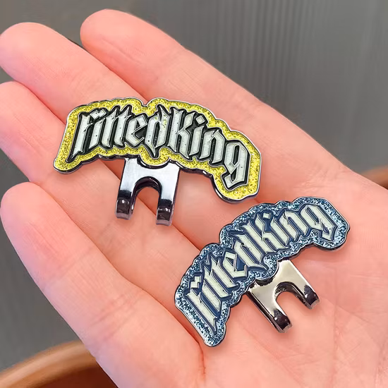 Marcador de bola de golfe de metal para presente personalizado